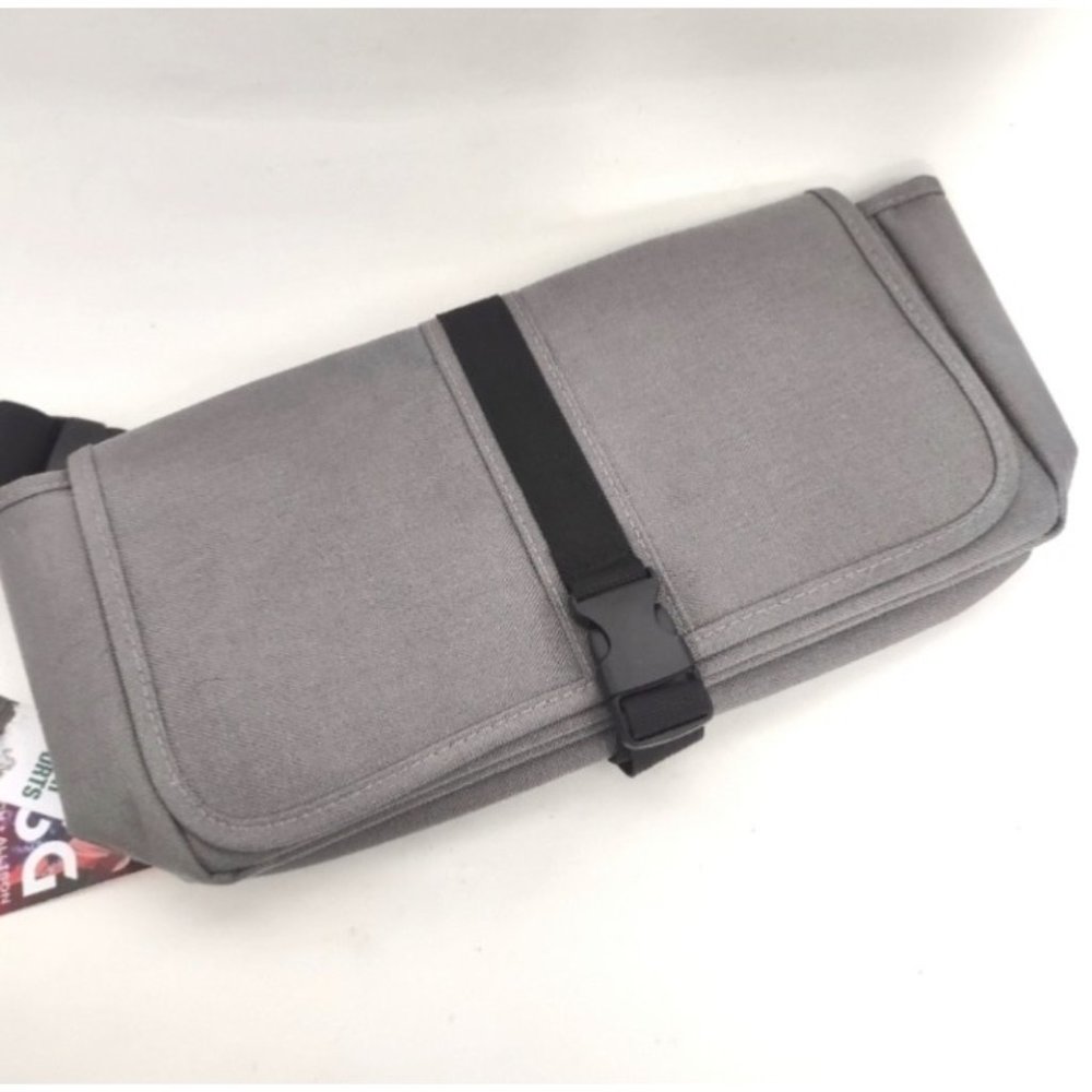 DSG Unisex Utility Nylon Canvas Fanny Pack Bag Gray New without Tags